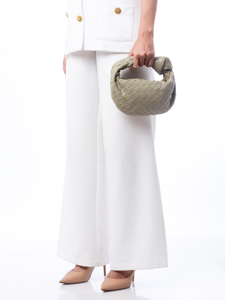 Nappa Intrecciato Mini Jodie Sage