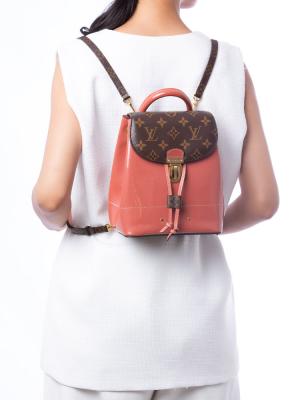 Monogram Vernis Hot Springs Mini Backpack Rose