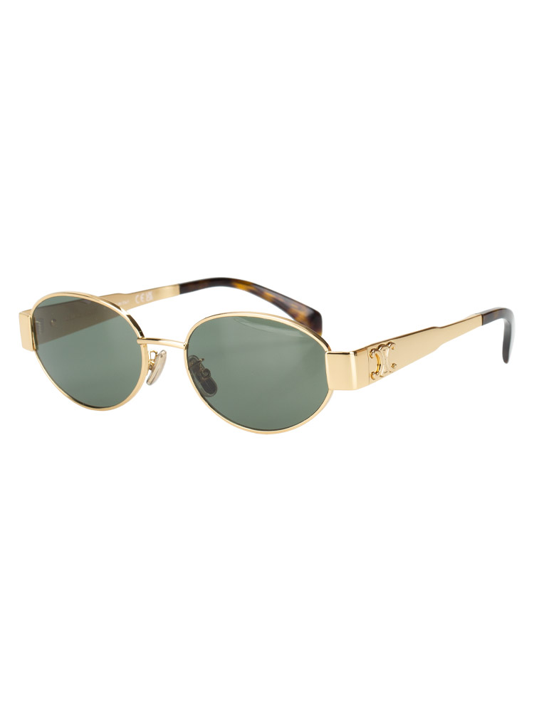 CL40235U Metal Triomphe 01 Sunglasses Gold Green