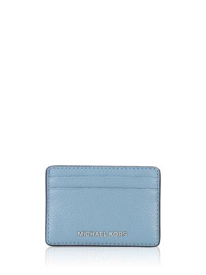 Jet Set Leather Card Holder Chambray