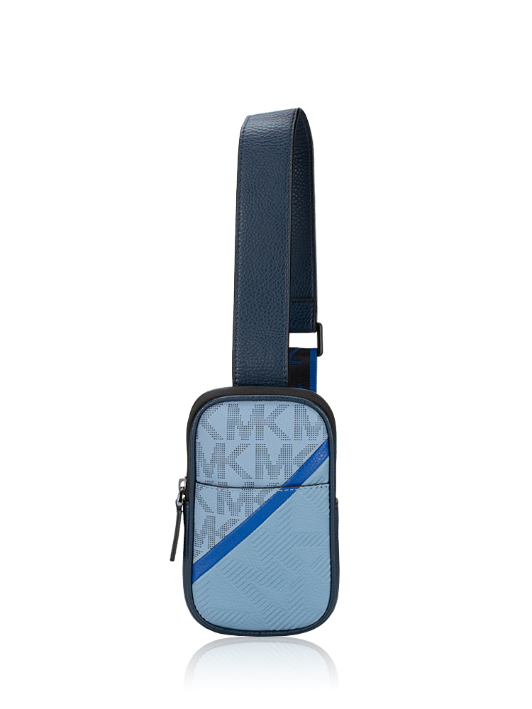 Men Cooper Monogram Holster Phone Crossbody Chambray