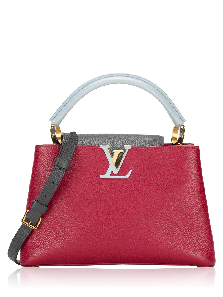 Taurillon Capucines PM Multicolor Fuchsia