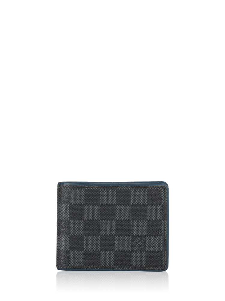 Damier Graphite Multiple Wallet Blue