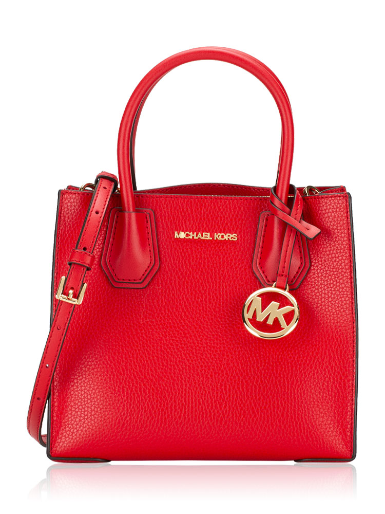 Mercer Medium Messenger Bright Red