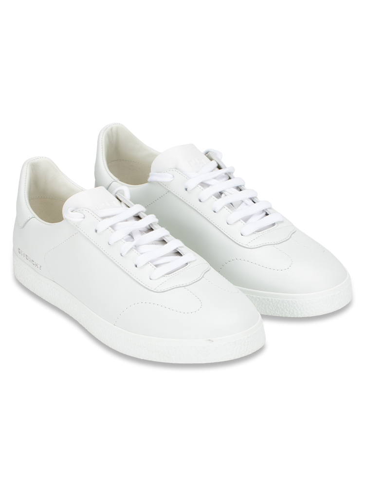 Calfskin Town Sneakers White Sz 40