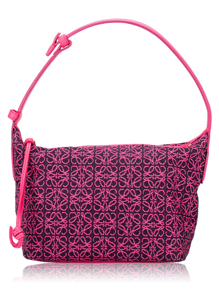 Jacquard Anagram Cubi Small Shoulder Bag Pink