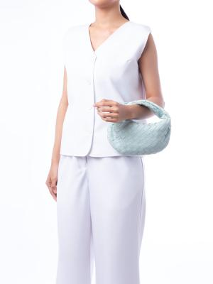 Nappa Intrecciato Mini Jodie Teal Washed