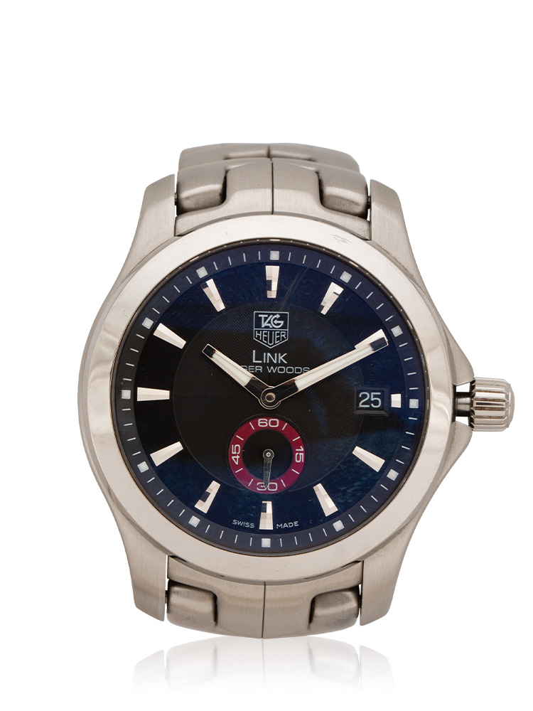 WJ2110 Link Tiger Woods 39mm Automatic Watch Black