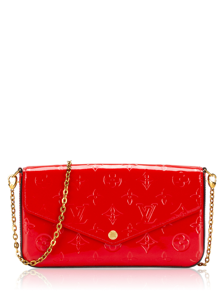 Monogram Vernis Pochette Felicie Cerise