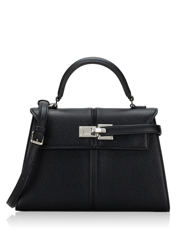 Elise Large Top Handle Bag Black