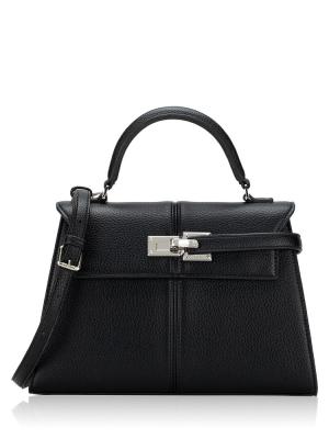 Elise Large Top Handle Bag Black