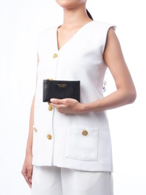 Morgan Small Slim Bifold Wallet Black