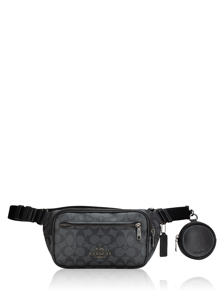Men CJ506 Signature Elias Belt Bag Charcoal