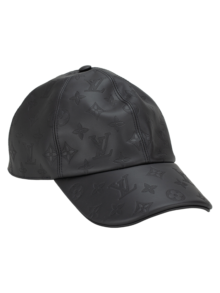 Monogram Shadow Baseball Cap Noir Sz 60