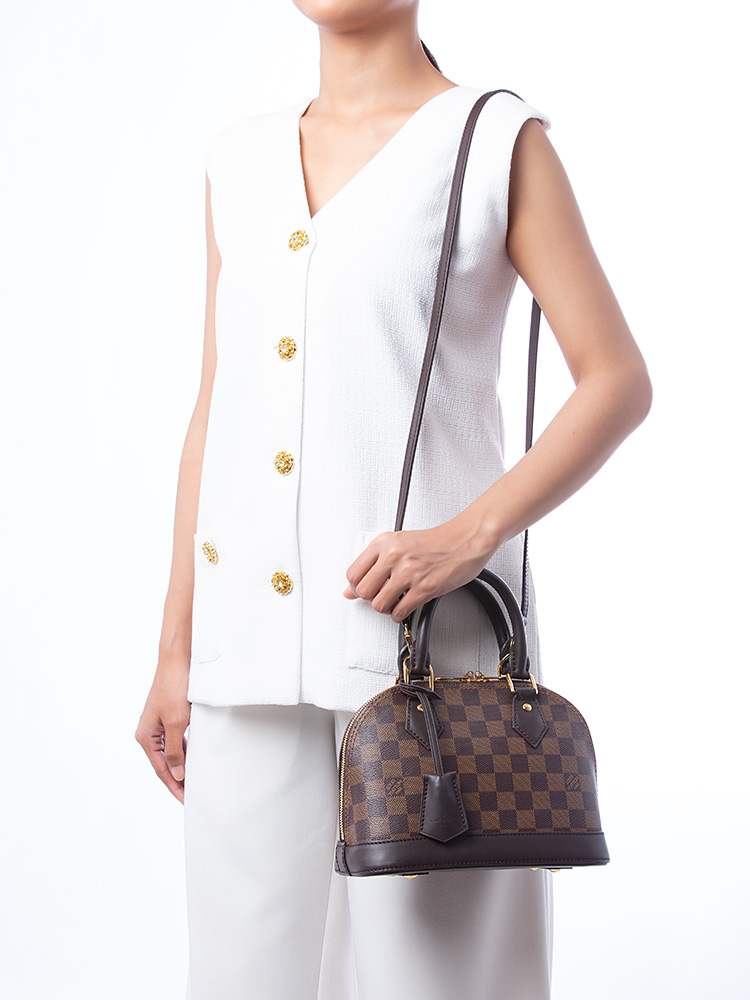 Damier Ebene Alma BB