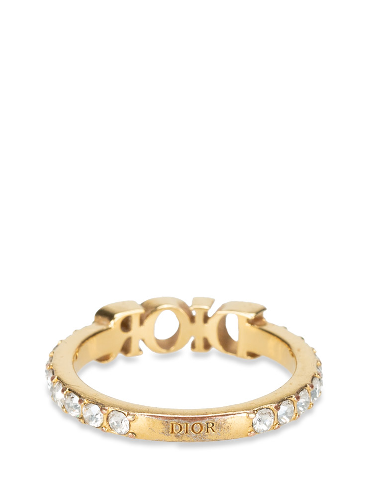 Metal Crystal Dio(R)evolution Ring Gold Sz L