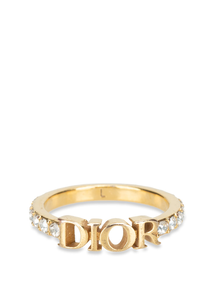 Metal Crystal Dio(R)evolution Ring Gold Sz L