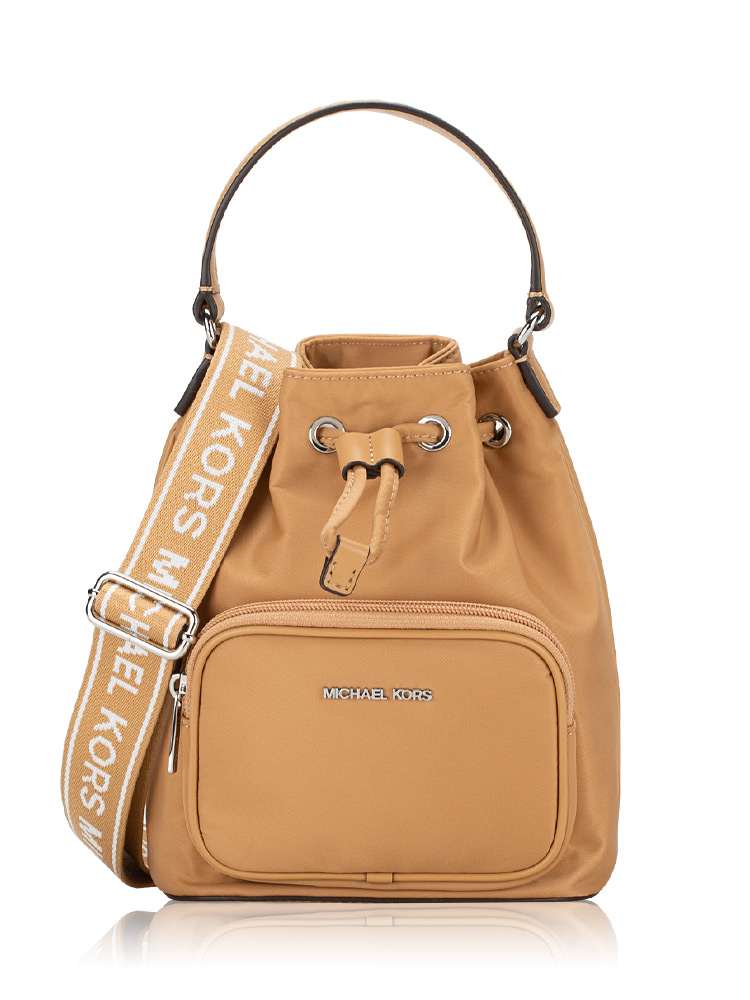 Khai Nylon Small Bucket Bag Peanut