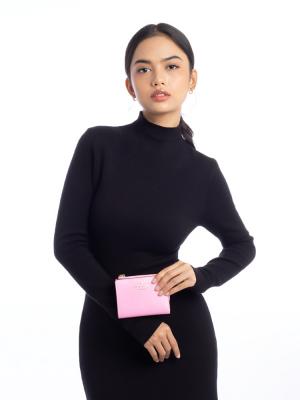 Madison Small L-Zip Wallet Surf Pink