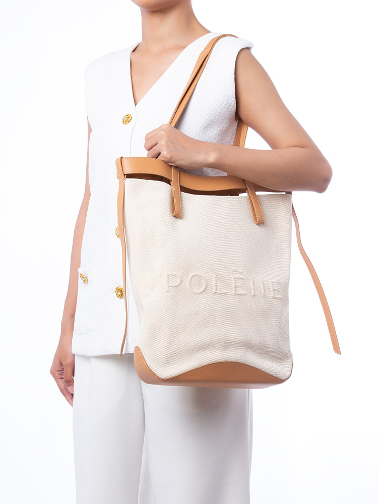 Canvas Ilo Tote With Pochette Tan