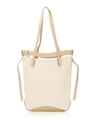 Canvas Ilo Tote With Pochette Sable
