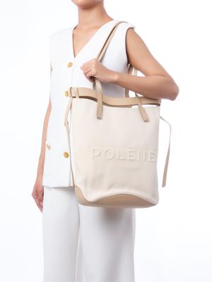 Canvas Ilo Tote With Pochette Sable