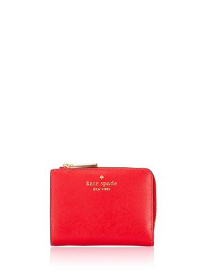 Madison Small L Zip Wallet Ruby Red