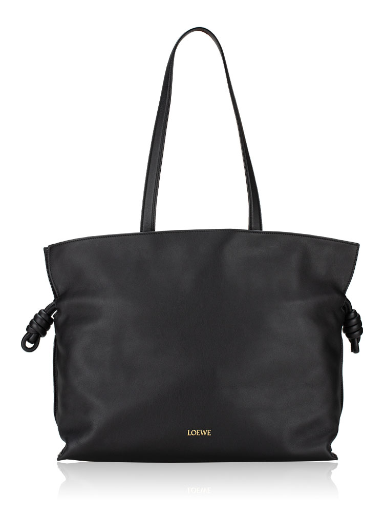 Nappa Calfskin Flamenco Large Tote Black