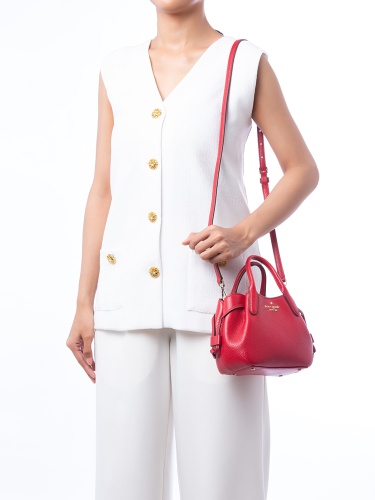 Dumpling Mini Satchel Perfect Cherry