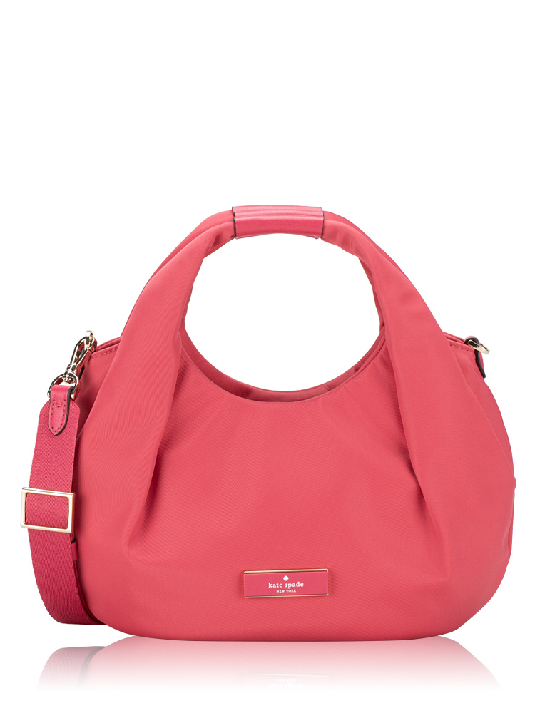 Carter Small Pleated Crossbody Rose Oil