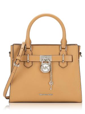 Hamilton Leather Small Satchel Peanut