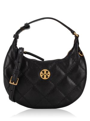 Willa Crescent Mini Hobo Black
