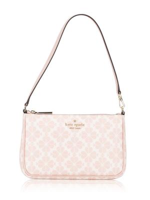 Signature Spade Flower Convertible Wristlet Rose Smoke