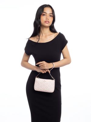 Signature Spade Flower Convertible Wristlet Rose Smoke