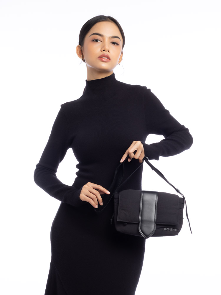 Nylon Bambino Mini Messenger Black