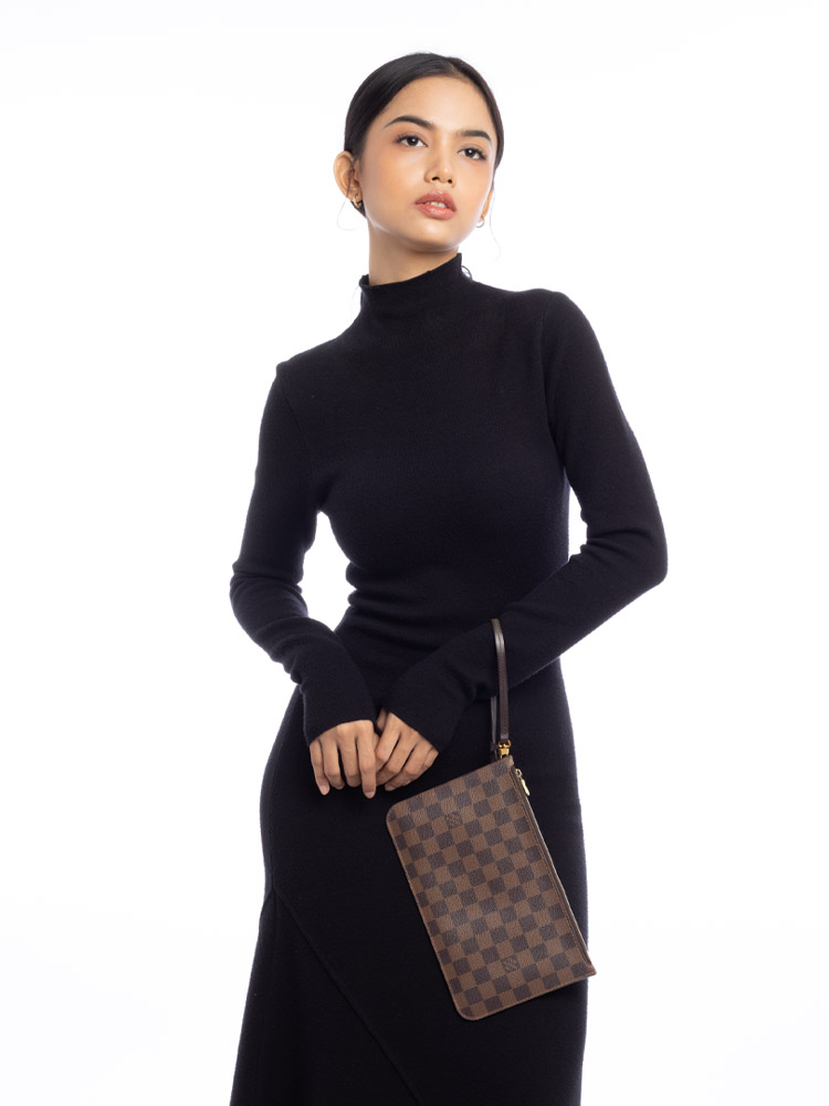 Damier Ebene Neverfull MM Pochette