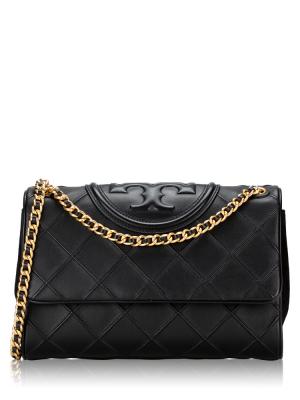 New Fleming Soft Convertible Shoulder Bag Black