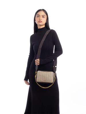 Signature Bryant Medium Double Zip Camera Bag Natural