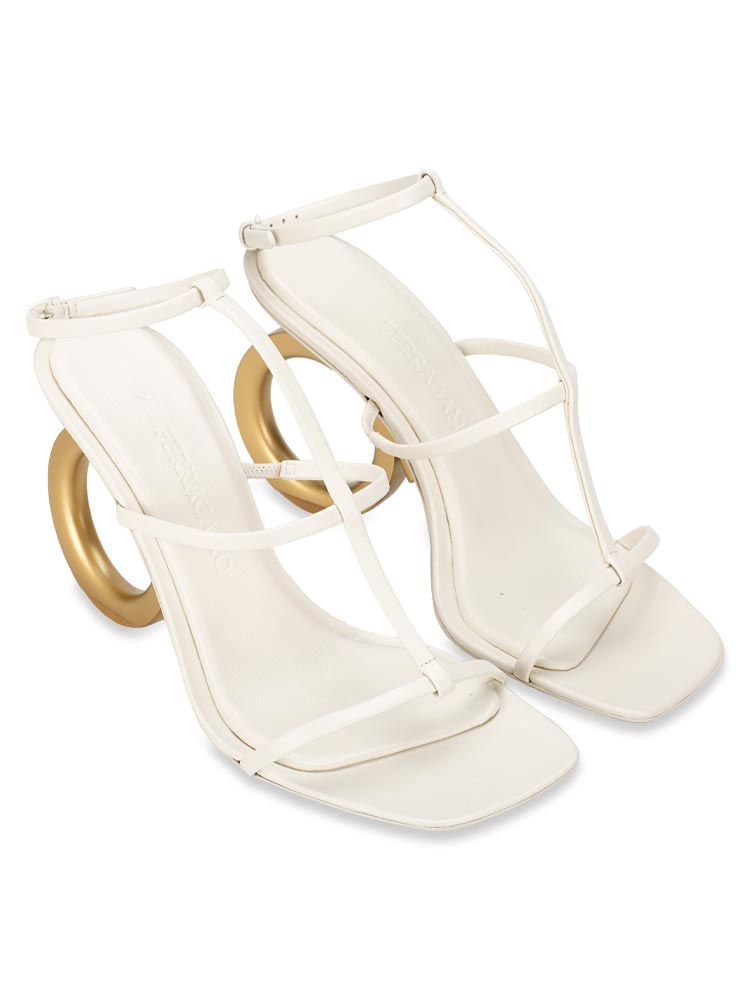 Lambskin Elina X51 Sandals Mascarpone Sz 9