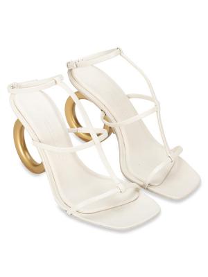 Lambskin Elina X51 Sandals Mascarpone Sz 9