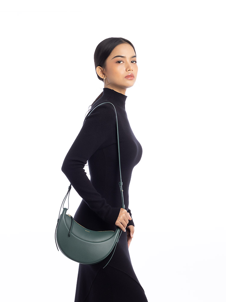 Textured Calfskin Numero Dix Vert