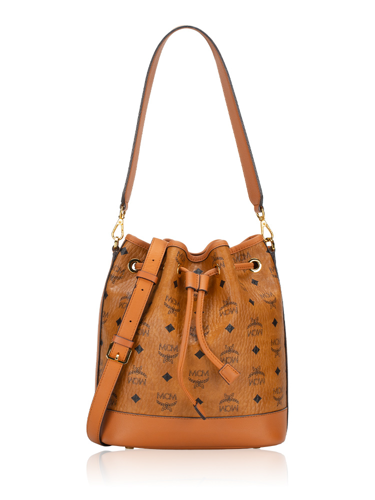 Visetos Dessau Medium Bucket Bag Cognac