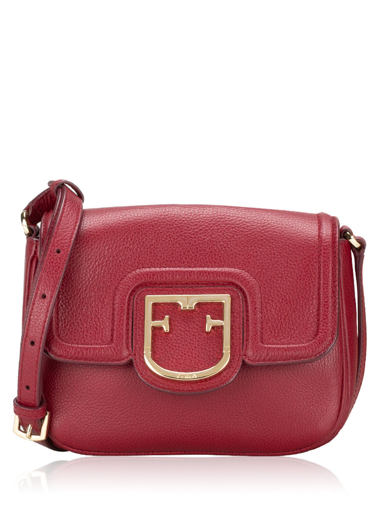 Joy Leather Mini Crossbody Red