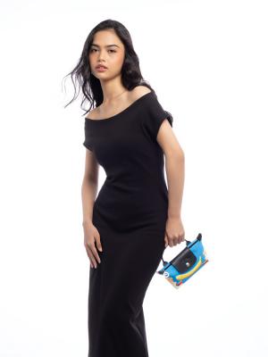 Le Pliage Toiletpaper Banana Top Handle Pouch Blue