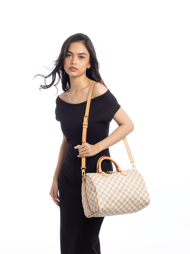 Damier Azur Speedy 30 Bandouliere NM