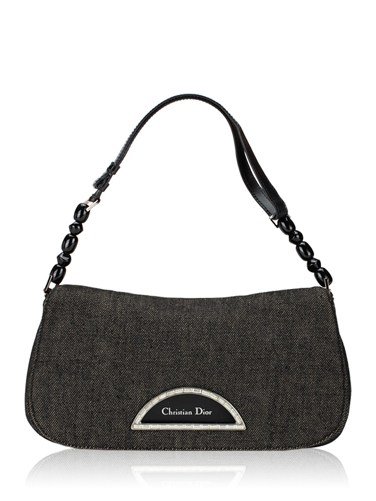 Denim Malice Shoulder Bag Black