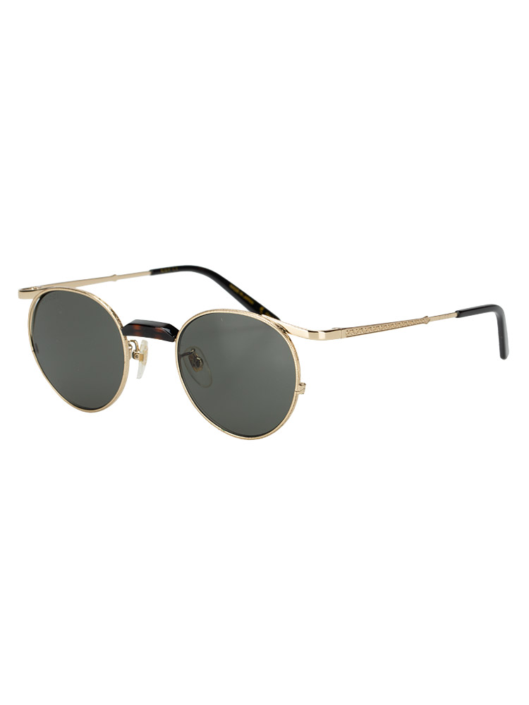 GG0238S Round Metal Sunglasses Dark Havana