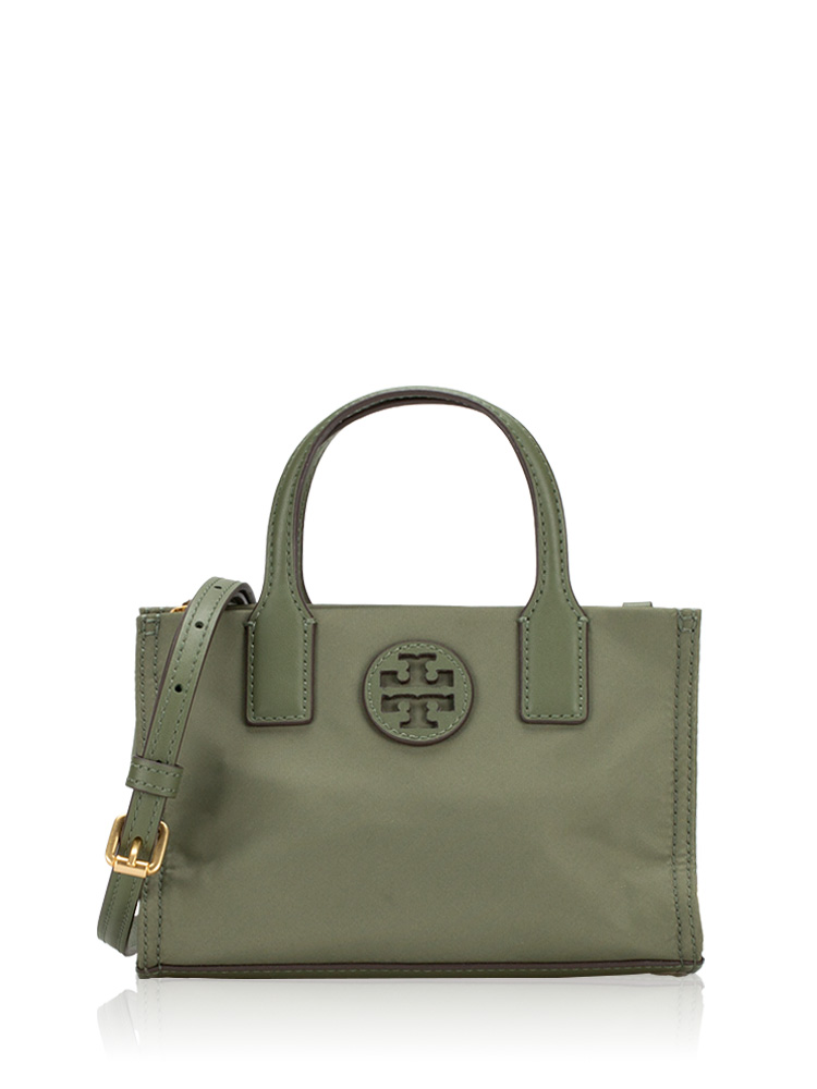 Ella Nylon Mini Tote Palm Leaf Gold