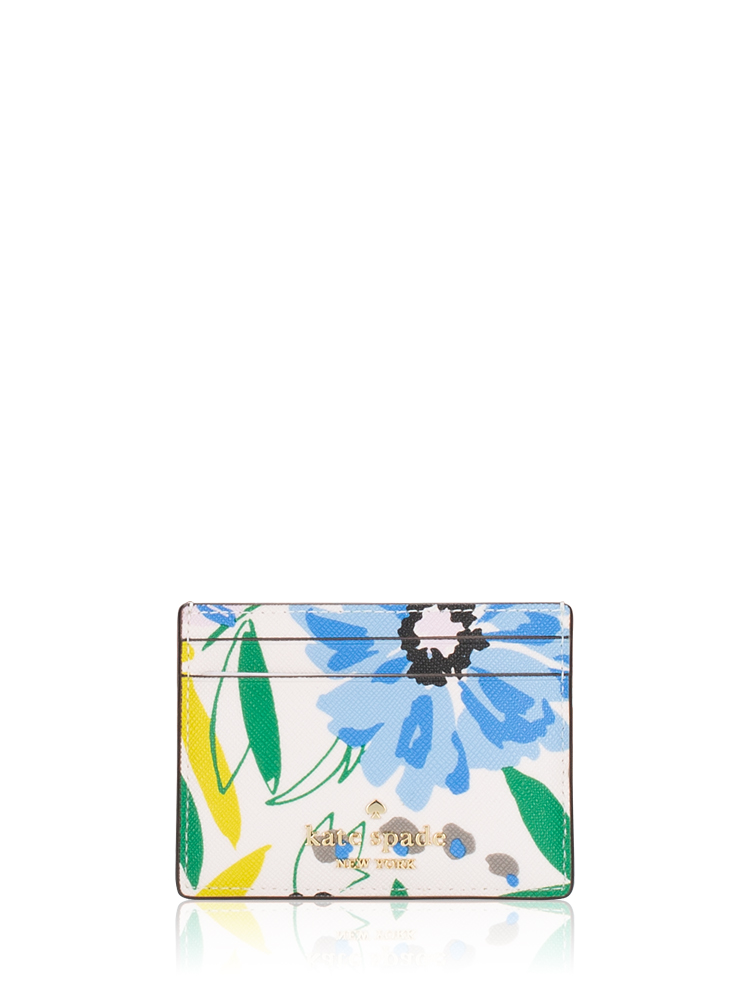 Madison Festival Floral Small Slim Card Holder Box Set Cream Multi