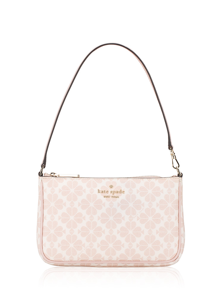 Signature Spade Flower Convertible Wristlet Rose Smoke